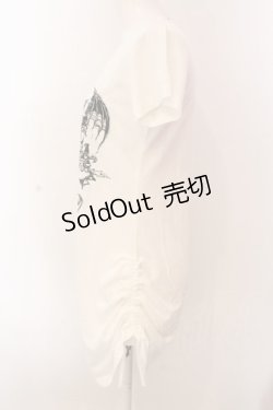 画像2: PEACE NOW / ウイング＆クロスptサイドギャザーカットソー M ホワイト O-25-03-08-076-PU-TO-OW-OS