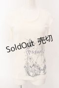 PEACE NOW / バタフライptオフショルカットソー M ホワイト O-25-03-08-077-PU-TO-OW-OS