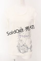 PEACE NOW / バタフライptオフショルカットソー M ホワイト O-25-03-08-077-PU-TO-OW-OS