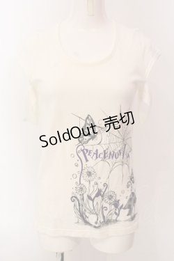 画像1: PEACE NOW / バタフライptオフショルカットソー M ホワイト O-25-03-08-077-PU-TO-OW-OS