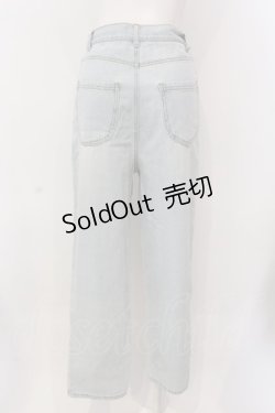 画像3: Fi.n.t / 【サイズ展開】ハイウエストストレートデニムパンツ 2 ライトインディゴ O-25-03-08-081-CA-PA-IG-ZT140