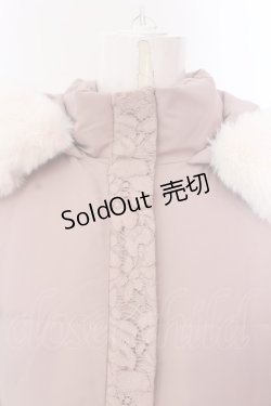 画像2: axes femme / フード付きダウンコート M ピンク O-25-03-08-010-AX-CO-OW-OS