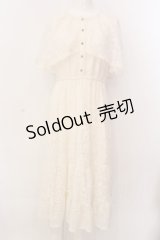 axes femme / ケープ風レースティアードワンピース F キナリ O-25-03-08-011-AX-OP-OW-OS