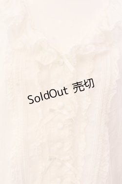 画像2: PINK HOUSE / リボン使いローンフリルベスト  シロ O-25-03-08-018-LO-TO-OW-OS