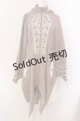 Ozz oneste / メッシュ切り替えナポレオンコート  ベージュ O-25-03-08-021-OO-CO-OW-OS