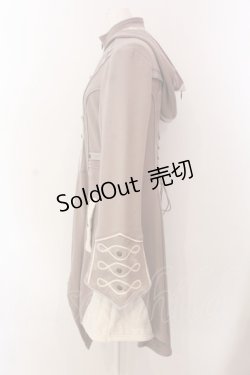 画像3: Ozz oneste / メッシュ切り替えナポレオンコート  ベージュ O-25-03-08-021-OO-CO-OW-OS