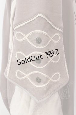 画像4: Ozz oneste / メッシュ切り替えナポレオンコート  ベージュ O-25-03-08-021-OO-CO-OW-OS
