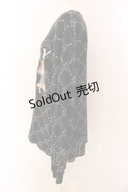 画像2: GALFY / 紋紋ロンTee極 中型犬（L） ブラック O-25-03-08-023-PU-TO-OW-ZT361