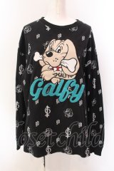 GALFY / ガルフィー長袖Tシャツ 中型犬（L） ブラック O-25-03-08-024-PU-TO-OW-ZT361