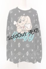 GALFY / ガルフィー長袖Tシャツ 中型犬（L） ブラック O-25-03-08-024-PU-TO-OW-ZT361