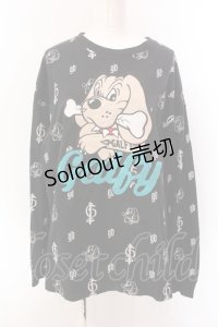 GALFY / ガルフィー長袖Tシャツ 中型犬（L） ブラック O-25-03-08-024-PU-TO-OW-ZT361