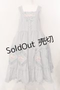 Nyanya / Strawberry Flowers on the Hill4.0ジャンパースカート M サックス O-25-03-10-001-EL-OP-OW-OS