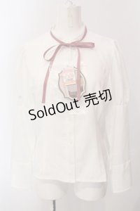Kurumi Collaboration / KRデシンジゴスリブラウス M シロ O-25-03-10-024-LO-BL-OW-OS