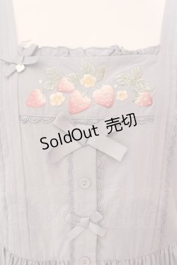 画像2: Nyanya / Strawberry Flowers on the Hill4.0ジャンパースカート M サックス O-25-03-10-001-EL-OP-OW-OS