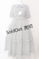 axes femme kawaii / ロマンティックフリルワンピース M ミント O-25-03-10-007-AX-OP-OW-OS