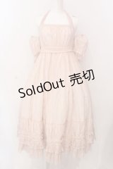 Victorian maiden / エレガントレーシーホルターネックドレス  ピンク O-25-03-10-010-CL-OP-OW-OS