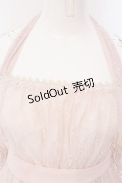 画像2: Victorian maiden / エレガントレーシーホルターネックドレス  ピンク O-25-03-10-010-CL-OP-OW-OS