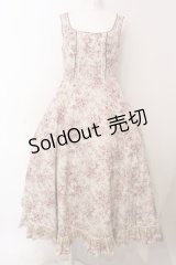 Victorian maiden / トワルドロココブーケジャンパースカート  ピンク O-25-03-10-011-CL-OP-OW-OS