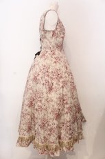 画像3: Victorian maiden / トワルドロココブーケジャンパースカート  ピンク O-25-03-10-011-CL-OP-OW-OS (3)