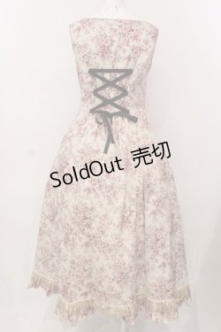 画像4: Victorian maiden / トワルドロココブーケジャンパースカート  ピンク O-25-03-10-011-CL-OP-OW-OS