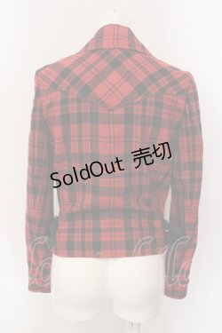画像3: HYSTERIC GLAMOUR / ダブルライダースジャケット F レッド O-25-03-10-015-PU-JA-OW-OS