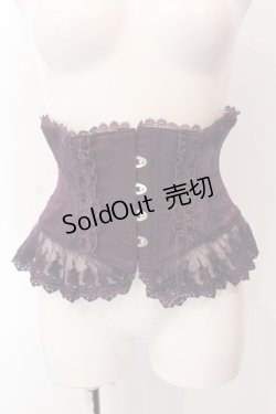 画像1: ATELIER PIERROT / Frill Short Corset  パープル O-25-03-10-020-EL-TO-OW-OS
