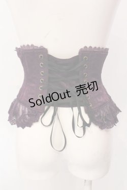 画像4: ATELIER PIERROT / Frill Short Corset  パープル O-25-03-10-020-EL-TO-OW-OS