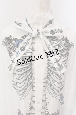 画像2: Royal Princess Alice / Witches' Familiar 粟木こぼねコラボ ブラウス  シロ O-25-03-10-021-LO-BL-OW-OS