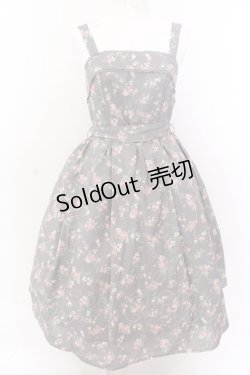 画像1: axes femme kawaii / プティフルールジャンスカ  グレーzy O-25-03-12-001-AX-OP-IG-OS