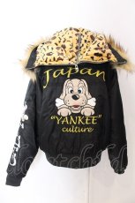画像5: GALFY / YABAI犬毛フライトジャケット 中型犬（L） ブラック O-25-03-12-029-PU-JA-IG-ZTC042 (5)
