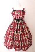 axes femme kawaii / フラッフィベアジャンスカ M アカ O-25-03-12-031-AX-TO-IG-OS