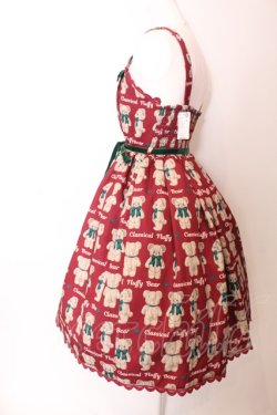 画像3: axes femme kawaii / フラッフィベアジャンスカ M アカ O-25-03-12-031-AX-TO-IG-OS