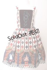 axes femme kawaii / ドールズサーカスジャンスカ M シロ×ワイン O-25-03-12-033-AX-OP-IG-OS