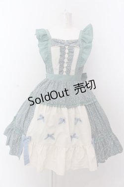 画像1: axes femme kawaii / ハミングフローラジャンスカ  グリーン O-25-03-12-004-AX-OP-IG-OS