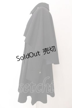 画像3: ATELIER BOZ / アテュートミニコート  ブラック O-25-03-12-039-EL-CO-OW-OS