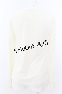 画像4: axes femme / 立体お花付きインナープルオーバー  アイボリー O-25-03-12-043-AX-TO-IG-OS