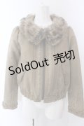 axes femme / ファー襟ブルゾン M カーキブラウン O-25-03-12-047-AX-TO-IG-ZT