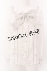 LIZ LISA / ハートレース襟ブラウス  シロ×ピンク O-25-03-12-057-LO-BL-IG-OS