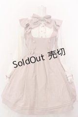 LIZ LISA / ダブルハートラッフルワンピース  ピンク×シロ O-25-03-12-058-LO-OP-IG-OS