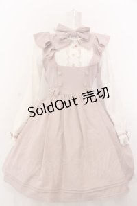 LIZ LISA / ダブルハートラッフルワンピース  ピンク×シロ O-25-03-12-058-LO-OP-IG-OS