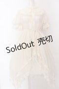 Secret Gallary / オーガンジーパフスリーブロングボレロ M アイボリー O-25-03-12-006-LO-OP-IG-OS