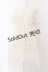 Secret Gallary / オーガンジーパフスリーブロングボレロ M アイボリー O-25-03-12-006-LO-OP-IG-OS