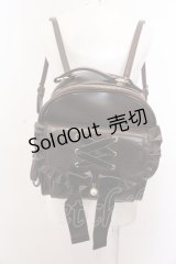 axes femme POETIQUE / レースアップミニリュック  ブラウン O-25-03-12-066-AX-BG-OW-OS