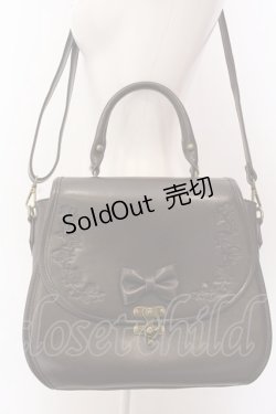 画像1: axes femme POETIQUE / クラシカル型押しバッグ  ブラウン O-25-03-12-067-AX-BG-OW-OS