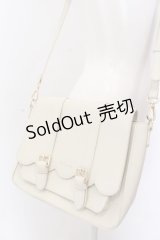 m petit by misako / スカラップショルダーバッグ  アイボリー O-25-03-12-070-LO-BG-OW-OS