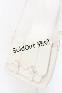 m petit by misako / スカラップショルダーバッグ  アイボリー O-25-03-12-070-LO-BG-OW-OS