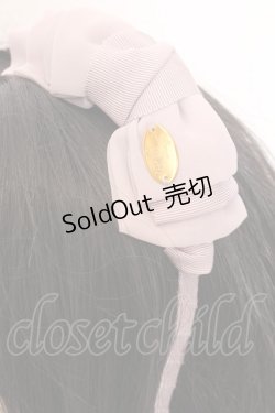画像2: Leur Getter / リボンカチューシャ  ライラック O-25-05-29-1009-LU-AC-OW-ZT445-F008