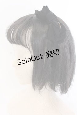 画像1: Leur Getter / リボンカチューシャ  クロ O-25-05-29-1014-LU-AC-OW-ZT445-F009