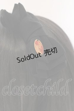 画像2: Leur Getter / リボンカチューシャ  クロ O-25-05-29-1014-LU-AC-OW-ZT445-F009