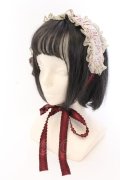 Victorian maiden / トワルドロココブーケヘッドドレス  バーガンディ O-25-03-12-080-CL-AC-OW-OS
